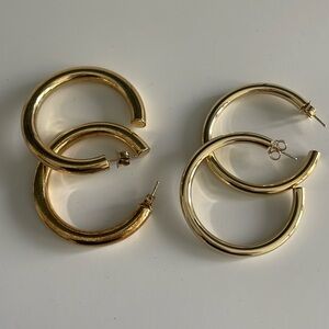 Jennifer fisher gold hoop earrings